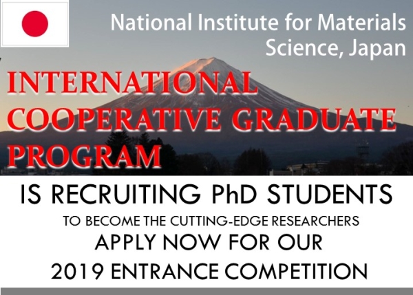[Calling for Application] NIMS International Cooperative Graduate Program