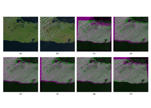 張恆華*、詹宛真：Automatic Registration of Remote Sensing Images Based on Revised SIFT With Trilateral Computation and Homogeneity Enforcement, IEEE Trans. Geosci. Remote Sensing, Vol 59, No 9, pp. 7635-7650 (Sep. 2021)