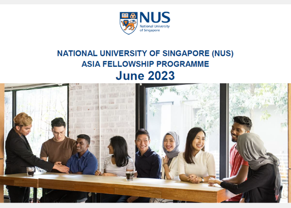 2023 NUS Asia Fellowship Programme 開放申請