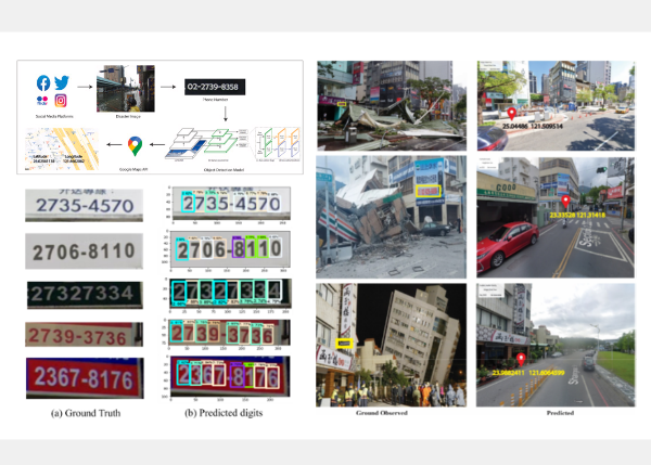 沙曼尼、徐百輝*、張智昌：Extracting disaster location identification from social media images using deep learning, International Journal of Disaster Risk Reduction, Vol. 104, 1 April 2024, 104352