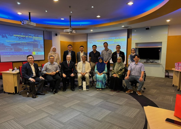 Visited the Department of Civil Engineering, University of Malaya for Academic Exchanges