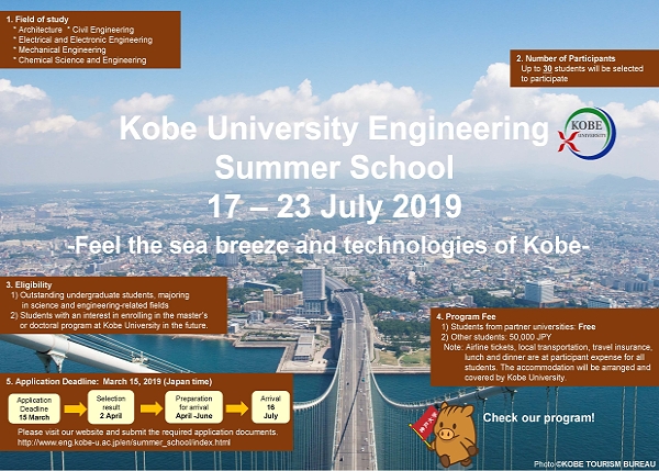神戶大學 2019 Short Summer School開放申請