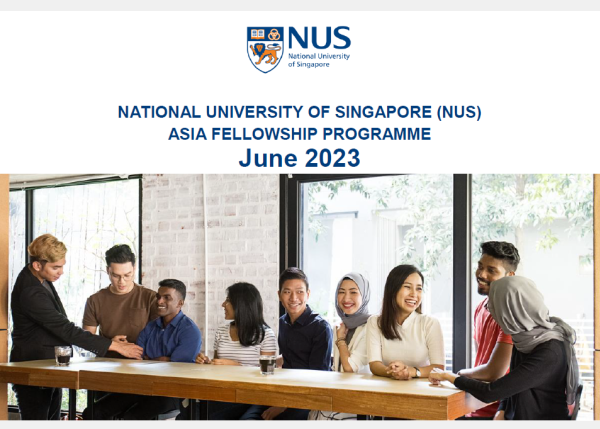 2023 NUS Asia Fellowship Programme 開放申請